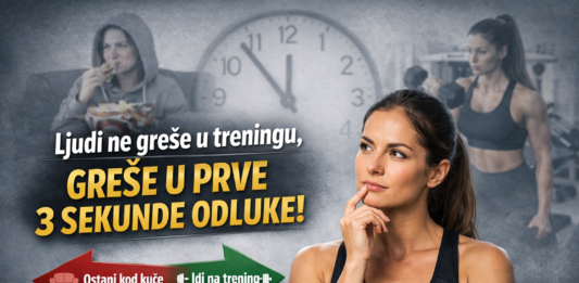 Ljudi ne greše u treningu. Greše u prve 3 sekunde odluke.