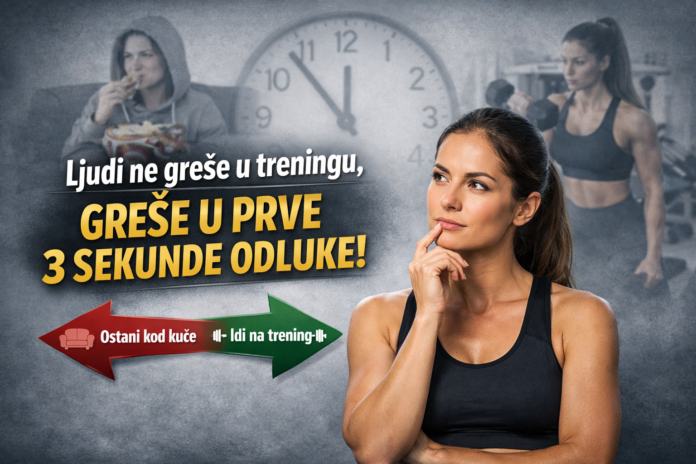 Ljudi ne greše u treningu. Greše u prve 3 sekunde odluke.