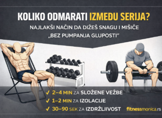 Koliko odmarati između serija: idealne pauze za snagu i mišiće