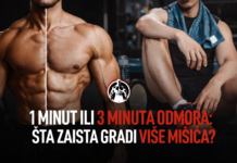 Odmor između serija 1 minut ili 3 minuta za rast mišića 1 minut ili 3 minuta odmora – šta zaista gradi više mišića? (Naučno objašnjenje)
