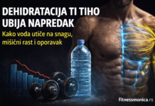Dehidratacija i mišićni rast – kako voda utiče na snagu i oporavak