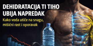 Dehidratacija i mišićni rast – kako voda utiče na snagu i oporavak