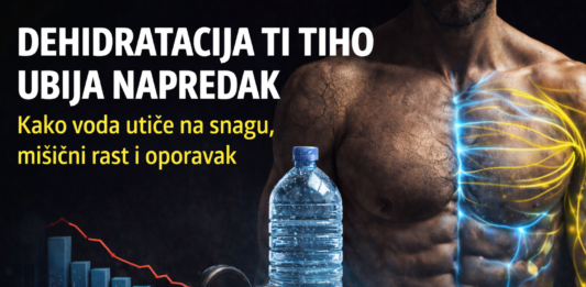 Dehidratacija i mišićni rast – kako voda utiče na snagu i oporavak