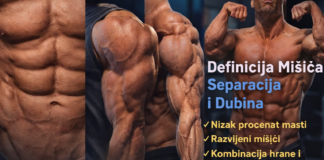 definicija mišića i separacija trbušnjaka primer