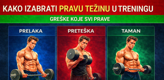 Kako izabrati pravu težinu u treningu – pravilna forma i opseg ponavljanja