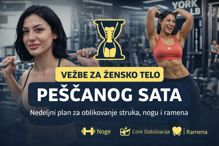 trening za žensko telo peščanog sata plan vežbi za noge ramena i struk