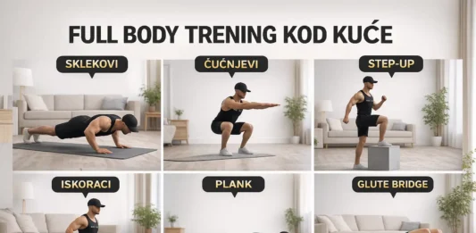full body trening kod kuće vežbe