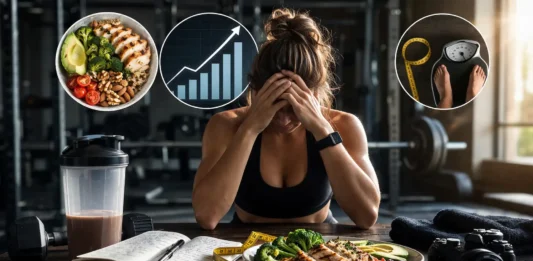 trening bez rezultata kalorije progres problem
