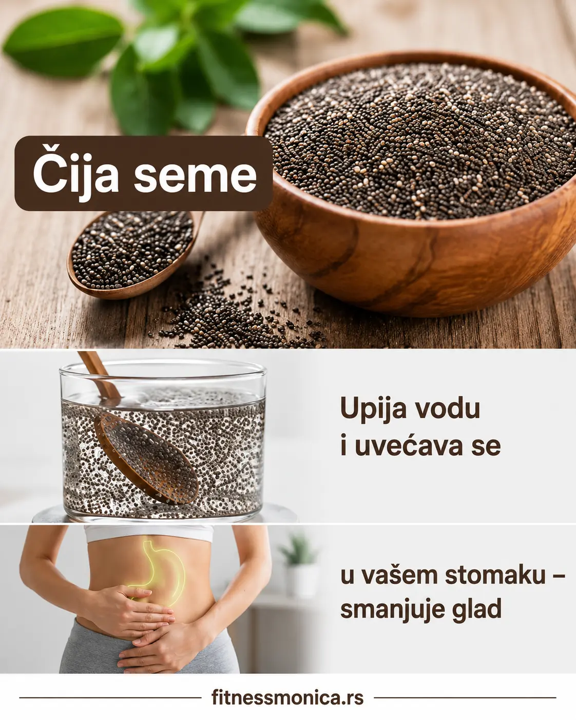 Čija seme koje upija vodu i povećava osećaj sitosti tokom dana.