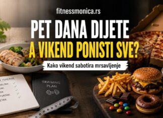 Dijeta od ponedeljka do petka i vikend navike koje mogu poništiti mršavljenje