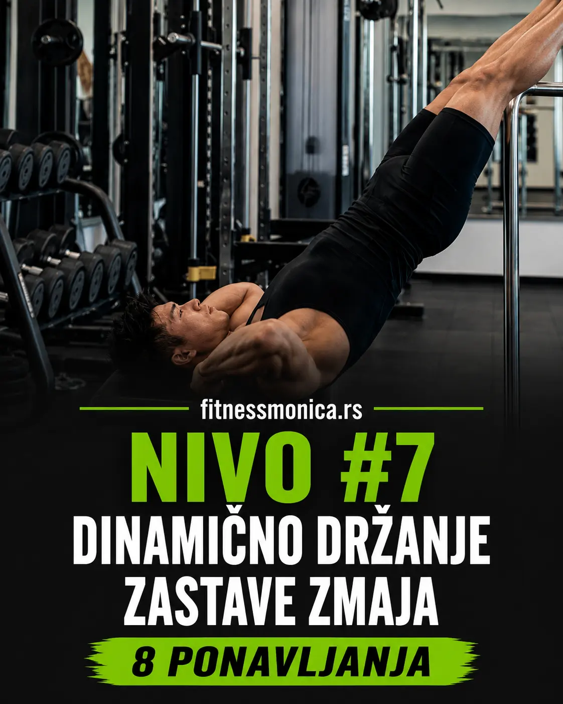 Dinamicni dragon flag za maksimalnu snagu stomaka nivo 7