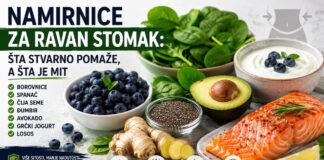 Namirnice za ravan stomak: borovnice, spanać, čija seme, đumbir, avokado, grčki jogurt i losos