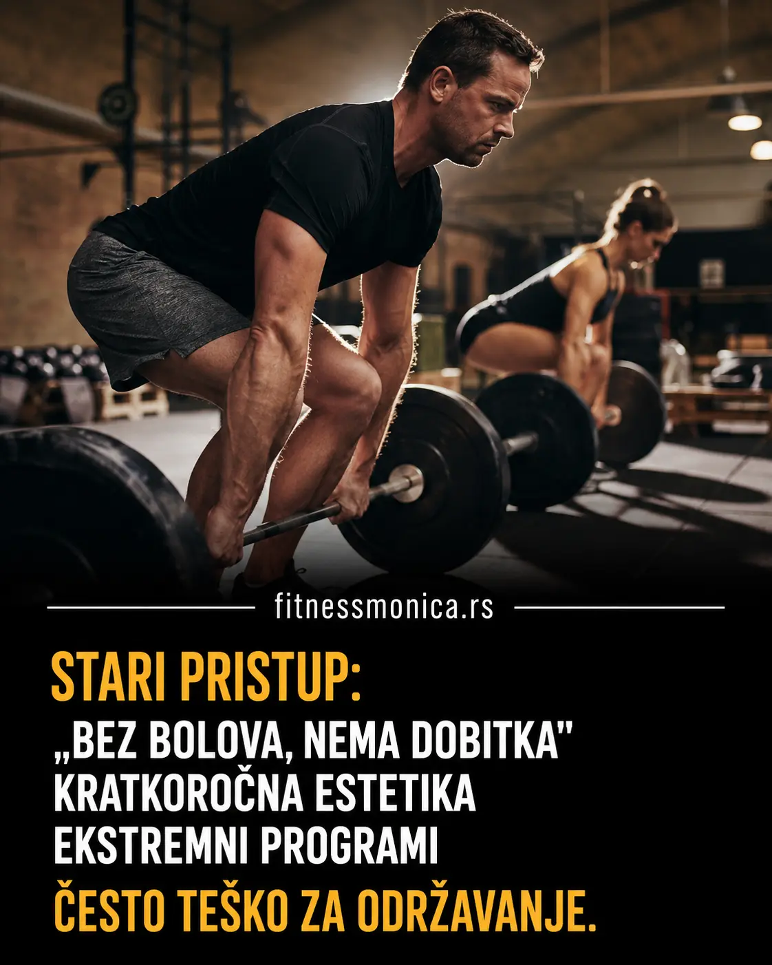 Ekstremni fitness programi i kratkoročni pristup treningu