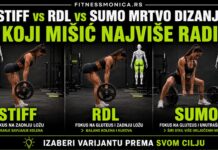 Stiff RDL Sumo mrtvo dizanje razlika u položaju tela i mišićima